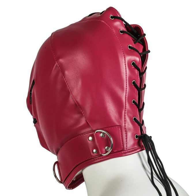 Banoch Gimp2 Pink Roze bondage Masker van pu leer 987101715 4 Banoch Gimp2 Pink Roze bondage Masker van pu leer 987101715 4