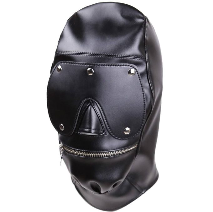 Banoch Gimp3 Black zwart masker van pu leer 987101724 3 Banoch Gimp3 Black zwart masker van pu leer 987101724 3