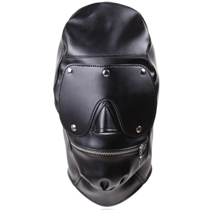 Banoch Gimp3 Black zwart masker van pu leer 987101724 Banoch Gimp3 Black zwart masker van pu leer 987101724