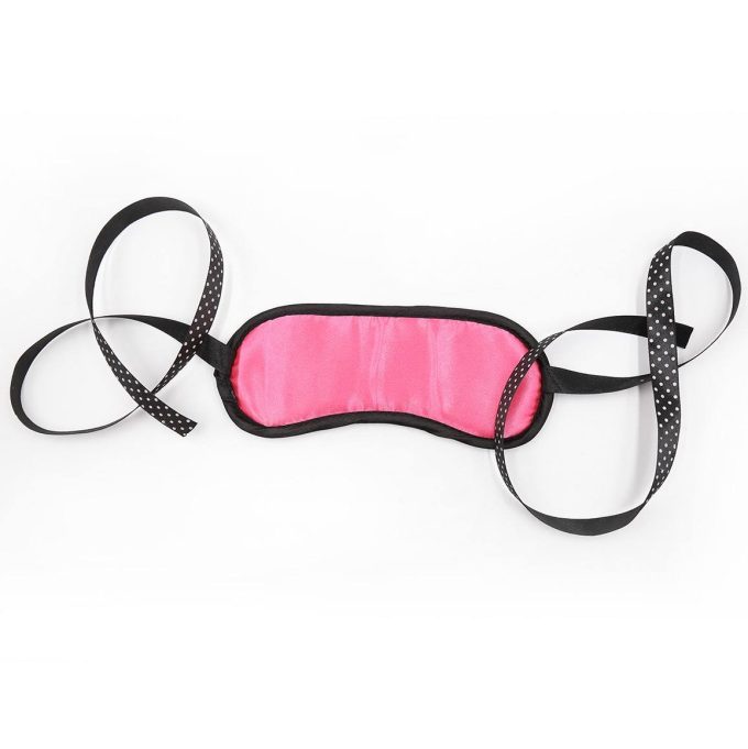 Banoch La Diva hot pink bondage blindoek zweepje en handdboeien 987101681 3