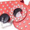 Banoch Mask Punk Stopper Red rood pu leer masker 987101707 3 Banoch Mask Punk Stopper Red rood pu leer masker 987101707 3