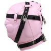 Banoch Reticent Hood BlackPink ZwartRoze masker van pu Leer 987101720 4 Banoch Reticent Hood BlackPink ZwartRoze masker van pu Leer 987101720 4