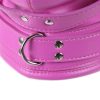 Banoch Reticent Hood Hot Pink Roze masker van pu Leer 987101723 10 Banoch Reticent Hood Hot Pink Roze masker van pu Leer 987101723 10