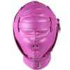 Banoch Reticent Hood Hot Pink Roze masker van pu Leer 987101723 Banoch Reticent Hood Hot Pink Roze masker van pu Leer 987101723