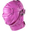 Banoch Reticent Hood Hot Pink Roze masker van pu Leer 987101723 2 Banoch Reticent Hood Hot Pink Roze masker van pu Leer 987101723 2
