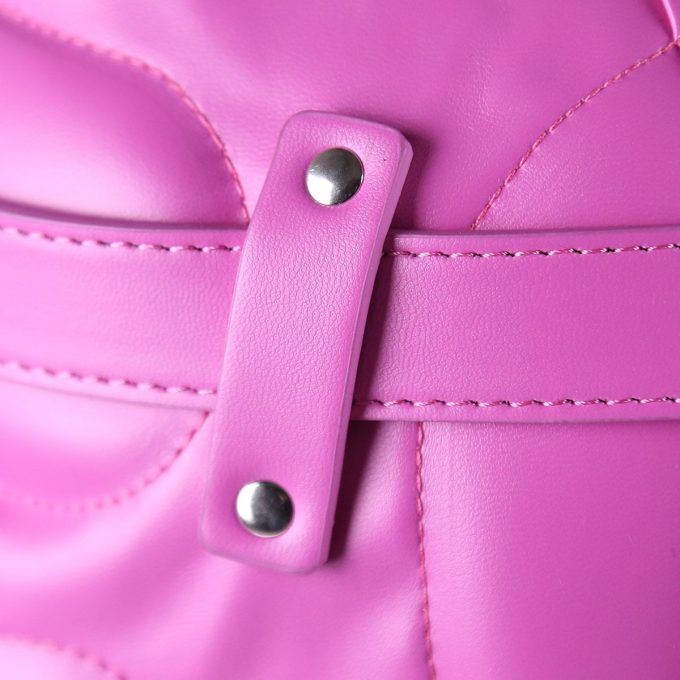 Banoch Reticent Hood Hot Pink Roze masker van pu Leer 987101723 8 Banoch Reticent Hood Hot Pink Roze masker van pu Leer 987101723 8