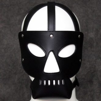 Banoch Skull Black Mask zwart masker pu leer bondage 987101706