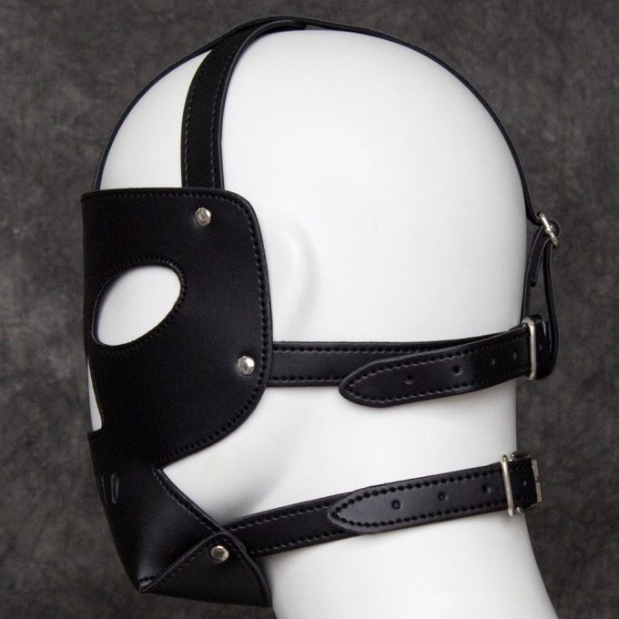 Banoch Skull Black Mask zwart masker pu leer bondage 987101706 4 Banoch Skull Black Mask zwart masker pu leer bondage 987101706 4