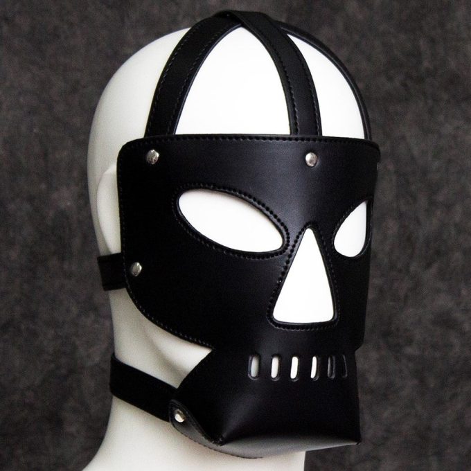 Banoch Skull Black Mask zwart masker pu leer bondage 987101706 5 Banoch Skull Black Mask zwart masker pu leer bondage 987101706 5