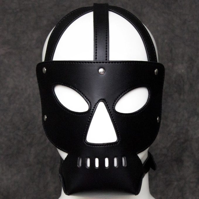 Banoch Skull Black Mask zwart masker pu leer bondage 987101706 Banoch Skull Black Mask zwart masker pu leer bondage 987101706