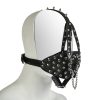 Banoch zwart bondagemasker met spike 987101708 2 Banoch zwart bondagemasker met spike 987101708 2