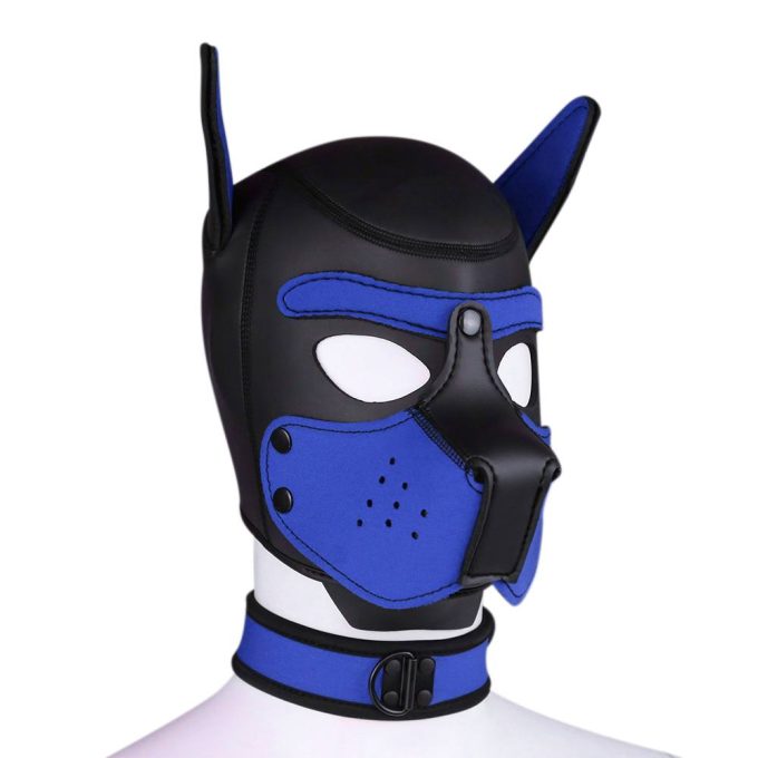 Banoch Lindo Perrito Azul Neoprene hondenmasker puppy blauw neopreen 3 Banoch Lindo Perrito Azul Neoprene hondenmasker puppy blauw neopreen 3