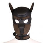 Banoch Lindo Perrito marrón Neoprene honden masker puppy bruin neopreen