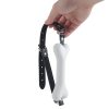 Banoch   Mouthgag bone   siliconen gag bot   honden bot wit   hangend in hand