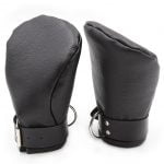 Banoch Perrito Mittones dog paws mittens bondage PU Leer Zwart 98710743