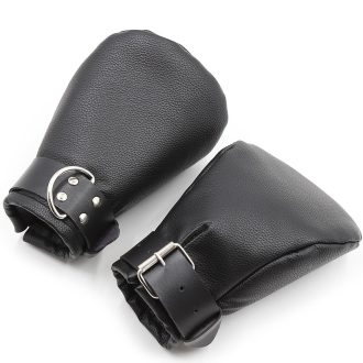 Banoch Perrito Mittones dog paws mittens bondage PU Leer Zwart 98710743 3