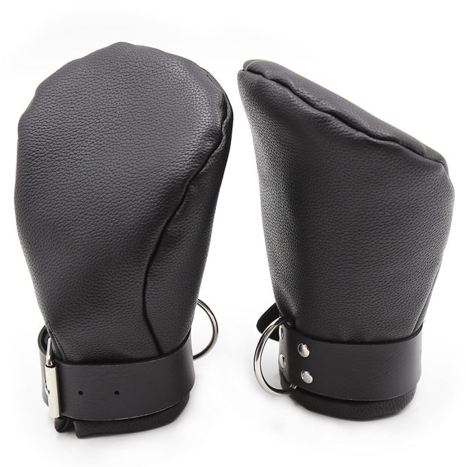 Banoch Perrito Mittones dog paws mittens bondage PU Leer Zwart 98710743 Banoch Perrito Mittones dog paws mittens bondage PU Leer Zwart 98710743