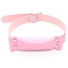 Banoch Bit gag soft straight pink bitgag van imitatieleer roze 987191174 Banoch Bit gag soft straight pink bitgag van imitatieleer roze 987191174