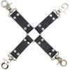 Banoch Black hogtie with clips Zwarte hogtie met haken bondage 987101850 Banoch Black hogtie with clips Zwarte hogtie met haken bondage 987101850