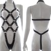 Banoch Bondage riemen body Harness black2 zwart pu leer harnas vrouw bdsm 987101756