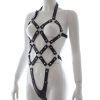 Banoch Bondage riemen body Harness black2 zwart pu leer harnas vrouw bdsm 987101756 2