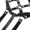 Banoch Bondage riemen body Harness black2 zwart pu leer harnas vrouw bdsm 987101756 4