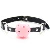 Banoch Breathable ball gag open zwart roze verstelbare riem 987101781 2 Banoch Breathable ball gag open zwart roze verstelbare riem 987101781 2