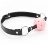 Banoch Breathable ball gag open zwart roze verstelbare riem 987101781 4 Banoch Breathable ball gag open zwart roze verstelbare riem 987101781 4