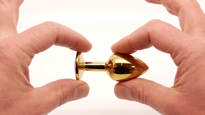 Banoch Buttplug Aurora Hot Pink gold Medium 987101822