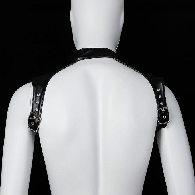 Banoch Chest collar harness Raigel imitatie leer harnas voor man 987101809 4 Banoch Chest collar harness Raigel imitatie leer harnas voor man 987101809 4