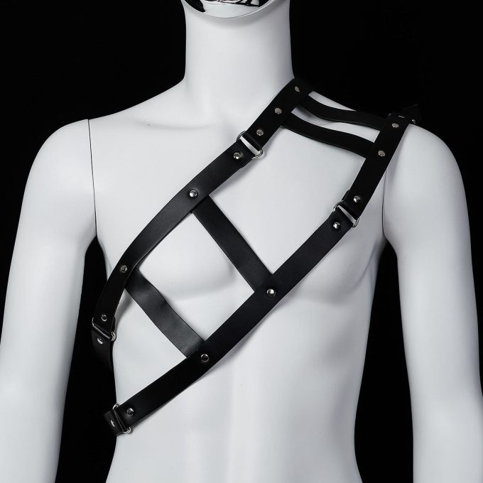 Banoch Chest gladiator harness Robert imitatie leren harnas voor man 987101798 Banoch Chest gladiator harness Robert imitatie leren harnas voor man 987101798