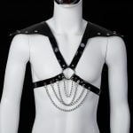 Banoch Chest harness Rahoon kunstleer harnas voor man 987101803