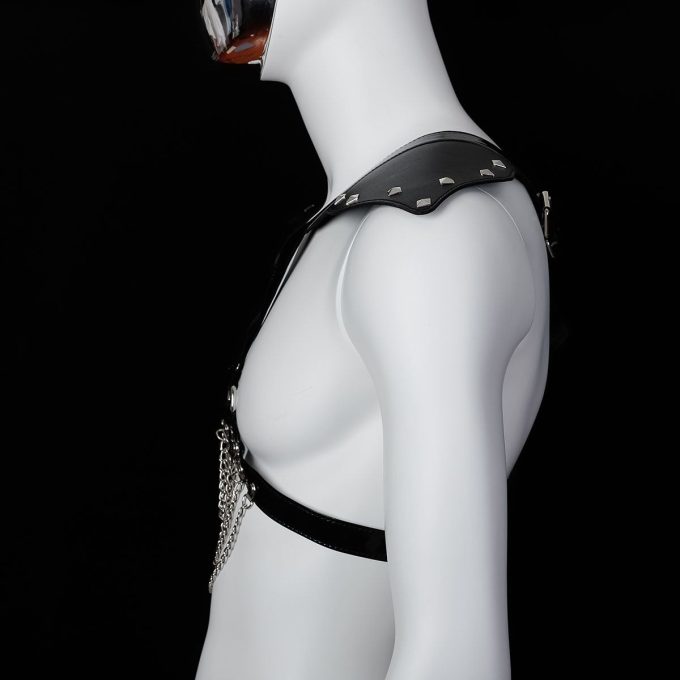 Banoch Chest harness Rahoon kunstleer harnas voor man 987101803 3 Banoch Chest harness Rahoon kunstleer harnas voor man 987101803 3