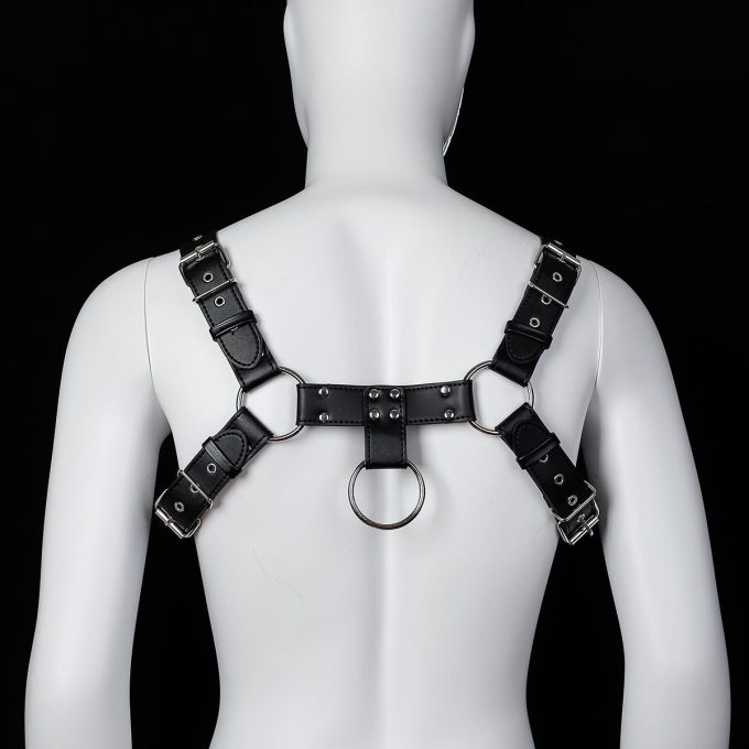 Banoch Chest harness Raiden pu leer harnas voor man 987101807 4