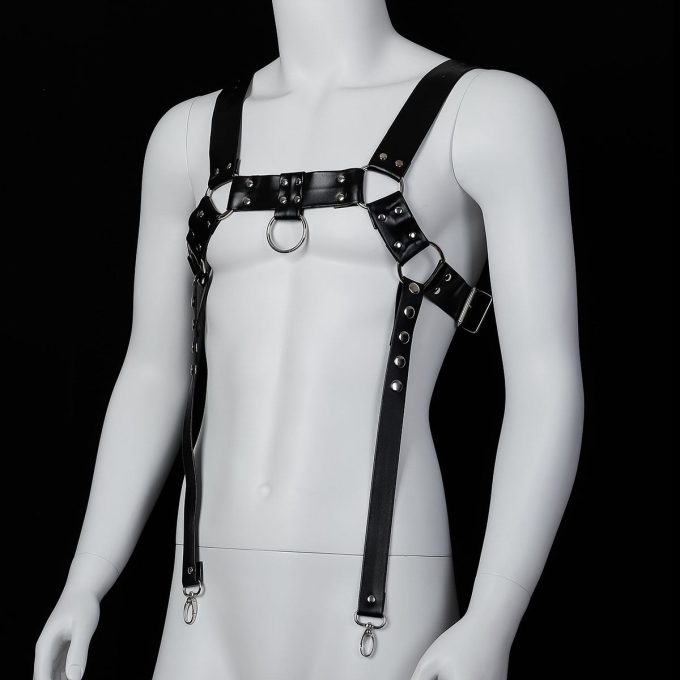 Banoch Chest harness Raiko imitatie leer harnas voor man 987101808 2