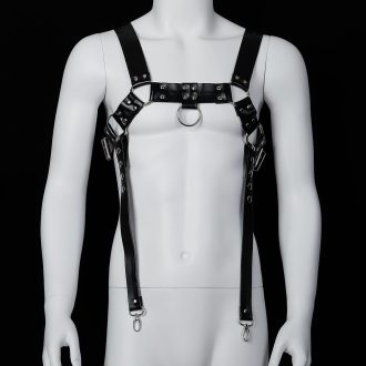Banoch Chest harness Raiko imitatie leer harnas voor man 987101808