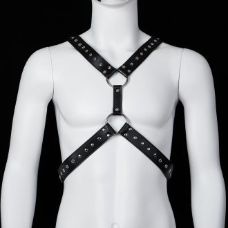 Banoch Chest harness Raimond kunst leer harnas voor man 987101810