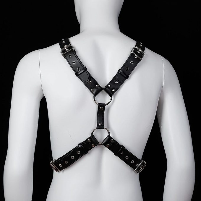 Banoch Chest harness Raimond kunst leer harnas voor man 987101810 4
