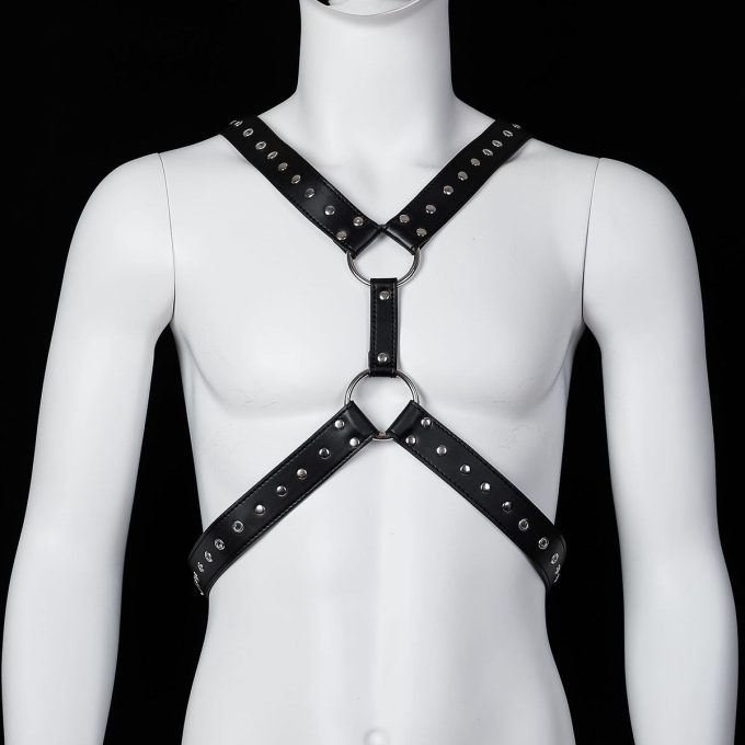 Banoch Chest harness Raimond kunst leer harnas voor man 987101810