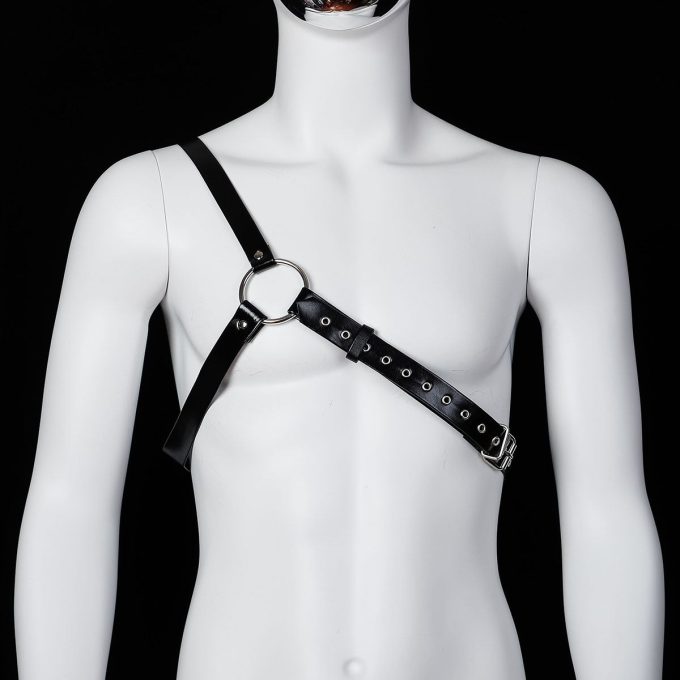 Banoch Chest triangle harness Rob imitatie leren harnas voor man 987101797