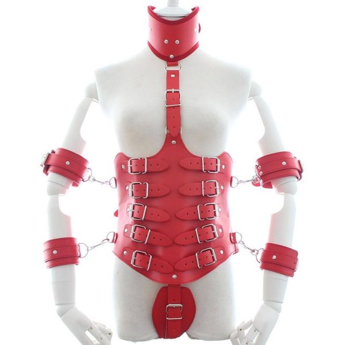 Banoch Collar Bondage body Harness Red6 rood pu leer vrouwen harnas bdsm 987101764 Banoch Collar Bondage body Harness Red6 rood pu leer vrouwen harnas bdsm 987101764