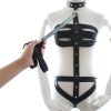 Banoch Collar Bondage body Harness black5 zwart pu leer harnas vrouw bdsm 98710760