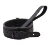 Banoch Collar leash Black Halsband en Riem zwart imitatieleer bondage 987101767 Banoch Collar leash Black Halsband en Riem zwart imitatieleer bondage 987101767