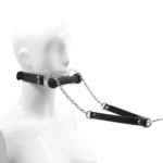 Banoch Horsing around bit gag siliconen paardenbit met leidsel ponyplay 987101849