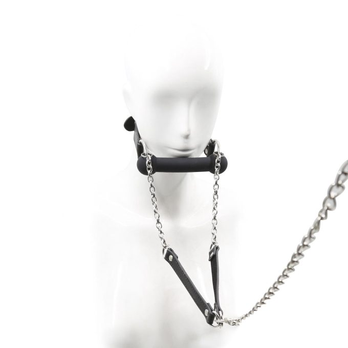 Banoch Horsing around bit gag siliconen paardenbit met leidsel ponyplay 987101849 2