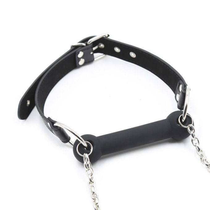 Banoch Horsing around bit gag siliconen paardenbit met leidsel ponyplay 987101849 9
