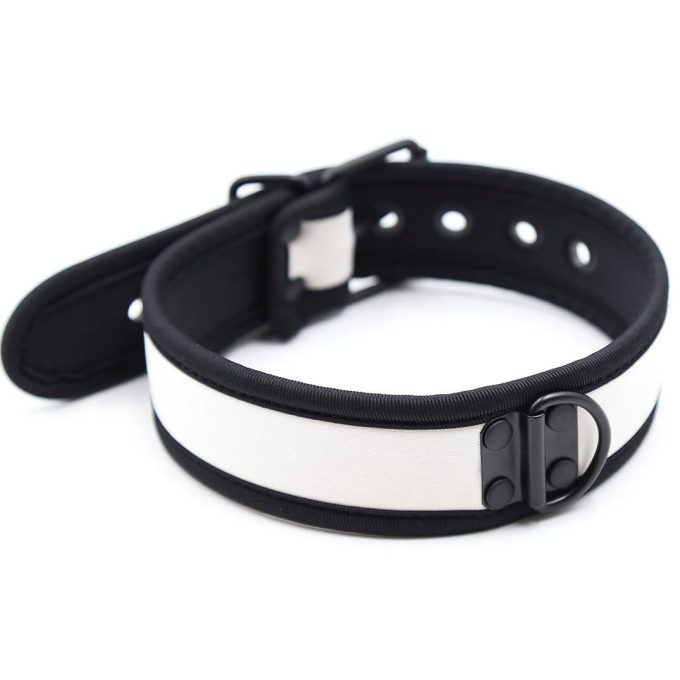 Banoch Lindo Collar Blanco Neoprene halsband wit neopreen puppy play 987101842 2 Banoch Lindo Collar Blanco Neoprene halsband wit neopreen puppy play 987101842 2