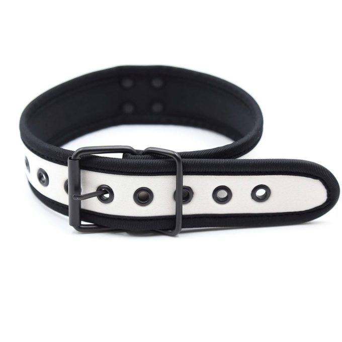 Banoch Lindo Collar Blanco Neoprene halsband wit neopreen puppy play 987101842 4 Banoch Lindo Collar Blanco Neoprene halsband wit neopreen puppy play 987101842 4