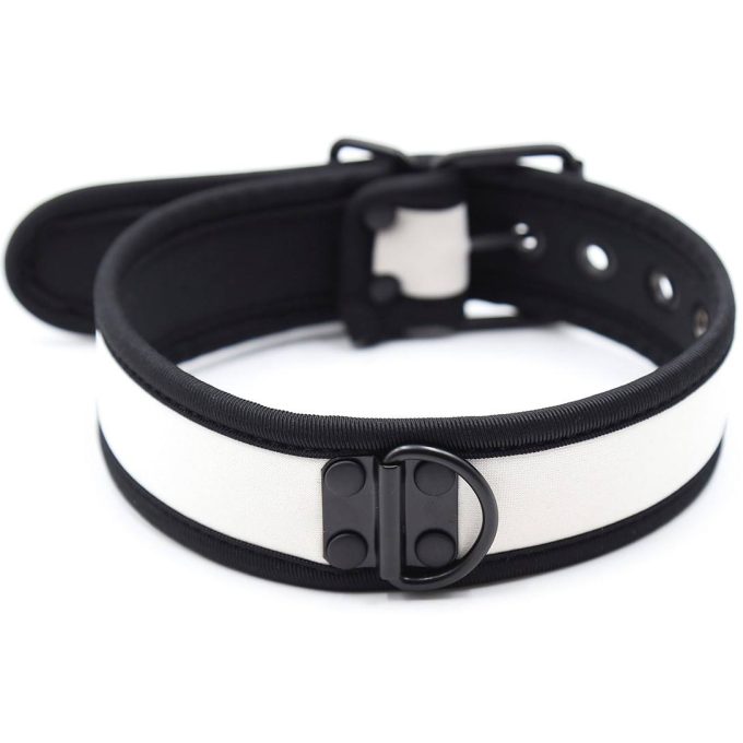 Banoch Lindo Collar Blanco Neoprene halsband wit neopreen puppy play 987101842 Banoch Lindo Collar Blanco Neoprene halsband wit neopreen puppy play 987101842