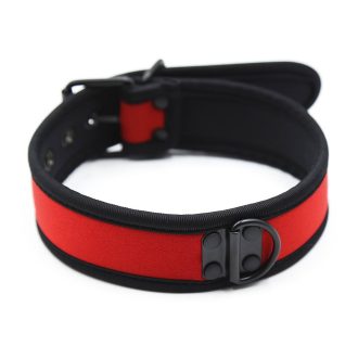 Banoch Lindo Collar Rojo Neoprene halsband rood neopreen puppy play 987101840 2